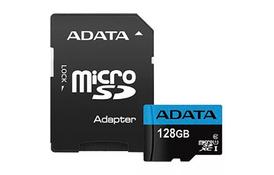 Карта пам'яті ADATA 128GB microSD class 10 UHS-I A1 Premier (AUSDX128GUICL10A1-RA1) - Фото