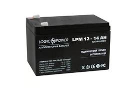 Аккумуляторная батарея LogicPower LPM 12В 14Ач (4161) - Фото