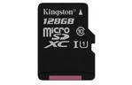 Карта памяти Kingston 128GB microSD class 10 UHS-I Canvas Select (SDCS/128GBSP)