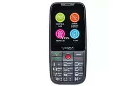Мобильный телефон Sigma Comfort 50 Elegance 3 (1600 mAh) Grey (4827798233726) - Фото