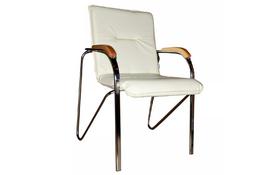 Офисный стул ПРИМТЕКС ПЛЮС Samba chrome wood 1.007 S-82 Beige (Samba chrome wood 1.007 S-82) - Фото