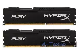 Модуль памяти для компьютера DDR3 16GB (2x8GB) 1600 MHz LoFury Kingston (HX316LC10FBK2/16) - Фото