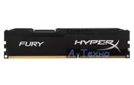 Модуль памяти для компьютера DDR3 4GB 1600 MHz LoFury Black Kingston (HX316LC10FB/4) - Фото