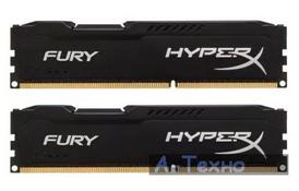 Модуль пам'яті для комп'ютера DDR3 8GB (2x4GB) 1600 MHz LoFury Black Kingston (HX316LC10FBK2/8) - Фото