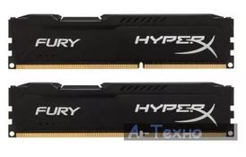 Модуль пам'яті для комп'ютера DDR3 8GB (2x4GB) 1866 MHz LoFury Black Kingston (HX318LC11FBK2/8) - Фото
