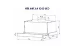 Вытяжка кухонная MINOLA HTL 6812 BL 1200 LED