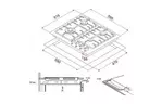 Варочная поверхность PERFELLI HGM 61223 BL