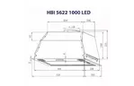 Вытяжка кухонная MINOLA HBI 5622 I 1000 LED