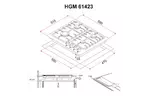 Варочная поверхность PERFELLI HGM 61423 WH