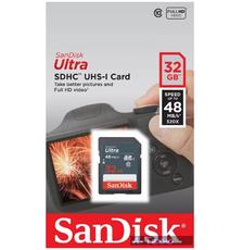 Карта памяти SANDISK 32GB SDHC Class 10 UHS-I (SDSDUNB-032G-GN3IN)