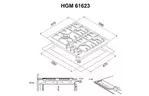 Варочная поверхность PERFELLI HGM 61623 BL