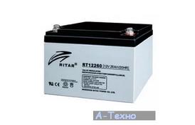 Батарея к ИБП Ritar AGM RT12260, 12V-26Ah (RT12260) - Фото