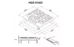 Варочная поверхность PERFELLI HGG 61423 WH