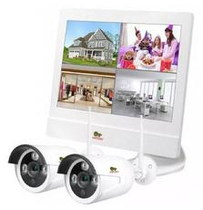 Комплект видеонаблюдения Partizan Outdoor Wireless Kit LCD 1MP 2xIP (81439)