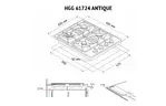 Варочная поверхность PERFELLI HGG 61724 BL