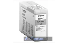 Картридж EPSON P800 UltraChrome HD 80ml Lig.Black (C13T850700) - Фото