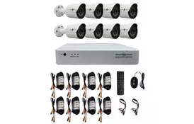 Комплект видеонаблюдения GreenVision GV-K-G03/08 720 (4958) - Фото