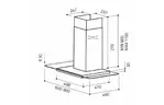 Вытяжка кухонная ELICA FLAT GLASS IX A/90