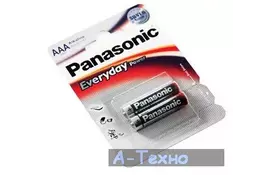 Батарейка PANASONIC AAA LR03 Everyday Power * 2 (LR03REE/2BR) - Фото