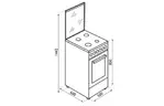 Плита ARDESIA A 640 EB WHITE