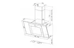 Вытяжка кухонная FABER CITY EG6 BK/X A60