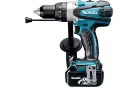 Шуруповерт Makita LXT, 3Аг х 2шт, Makpac, 91 / 58Нм (DHP458RFJ) - Фото