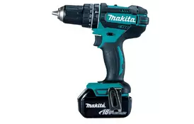 Шуруповерт Makita дрель-шуруповерт с ударом LXT, 18В, 3Аг х 3шт, DC18RC, кейс, (DHP482RFE3) - Фото