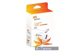 Зарядное устройство Florence USB, 1.2A + cable iPhone 4/4S (CC12-IPH4) - Фото