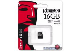 Карта пам'яті Kingston 16GB microSDHC Class 10 UHS-I (SDC10G2/16GBSP) - Фото