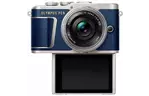 Цифровой фотоаппарат OLYMPUS E-PL9 14-42 mm Pancake Zoom Kit blue/silver (V205092UE000)