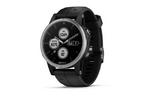Смарт-часы Garmin Fenix 5 Plus Silver with Black Silicone (010-01988-60)