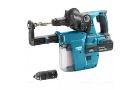 Перфоратор Makita SDS-PLUS LXT, + БЗП патрон + пылесборник (DHR243RTJ1) - Фото