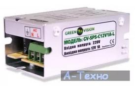 Блок живлення для систем відеоспостереження GreenVision GV-SPS-C 12V1A-L (3445) - Фото