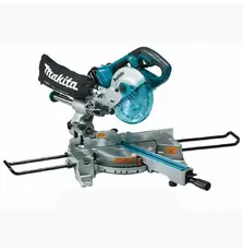 Торцовочная пила Makita с протяжкой 18В + 5Аг х 2шт, 190мм (DLS714RT2)