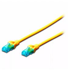 Патч-корд DIGITUS CCA CAT 5e UTP, 1м, AWG 26/7, PVC, желтый