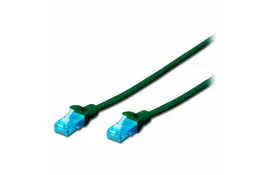 Патч-корд DIGITUS CCA CAT 5e UTP, 1м, AWG 26/7, PVC, зеленый - Фото