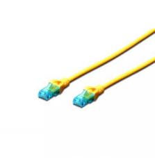 Патч-корд DIGITUS CCA CAT 5e UTP, 2м, AWG 26/7, PVC, желтый