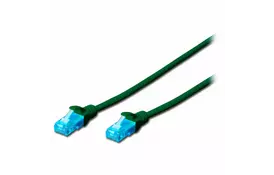 Патч-корд DIGITUS CCA CAT 5e UTP, 3м, AWG 26/7, PVC, зелений - Фото