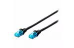 Патч-корд DIGITUS CCA CAT 5e UTP, 3м, AWG 26/7, PVC, черный