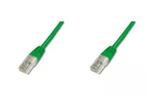 Патч-корд DIGITUS CAT 5e UTP, 2м, AWG 26/7, PVC, green (DK-1511-020/G)