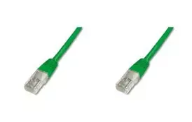Патч-корд DIGITUS CAT 5e UTP, 2м, AWG 26/7, PVC, green (DK-1511-020/G) - Фото
