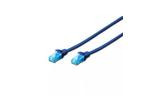 Патч-корд DIGITUS CCA CAT 5e UTP, 5м, AWG 26/7, PVC, синий