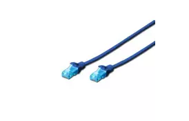 Патч-корд DIGITUS CCA CAT 5e UTP, 5м, AWG 26/7, PVC, синий - Фото