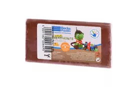 Пластилин восковой Becks Plastilin 86г коричневый B102350 - Фото