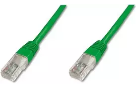 Патч-корд DIGITUS CAT 5e UTP, 3м, AWG 26/7, PVC, green (DK-1511-030/G) - Фото