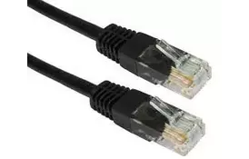 Патч-корд DIGITUS CAT 5e UTP, 3м, AWG 26/7, PVC, black (DK-1511-030/BLACK) - Фото