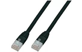 Патч-корд DIGITUS CAT 5e UTP, 5м, AWG 26/7, PVC, black (DK-1511-050/BLACK) - Фото