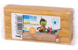 Пластилин восковой Becks Plastilin 250г охра B100091 - Фото