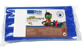 Пластилин восковой Becks Plastilin 250г темно-синий B100089 - Фото