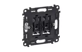 Вимикач Valena IN'MATIC Legrand 6А 250В 2-х кнопковий автоматичні клеми - Фото